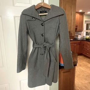 Gray pea coat